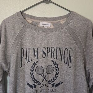 Evereve | Gray "Palm Springs" Graphic Sweatshirt Size XS